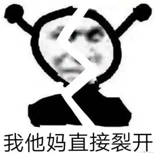 我他妈直接裂开 - 斗图表情包 - 金馆长表情库 - 真正的斗图网站