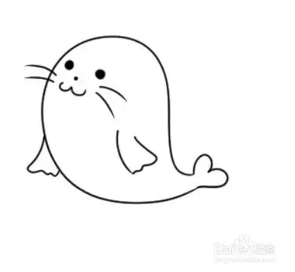 如何简单地画海狮