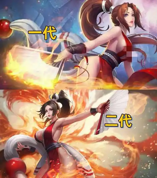 王者荣耀七年前和现在海报对比,阿珂,妲己变化大,火舞简直夸张_老版