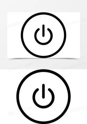 符号图标30电源按钮图标10深蓝发光电源开关按钮160电源开关按钮设计