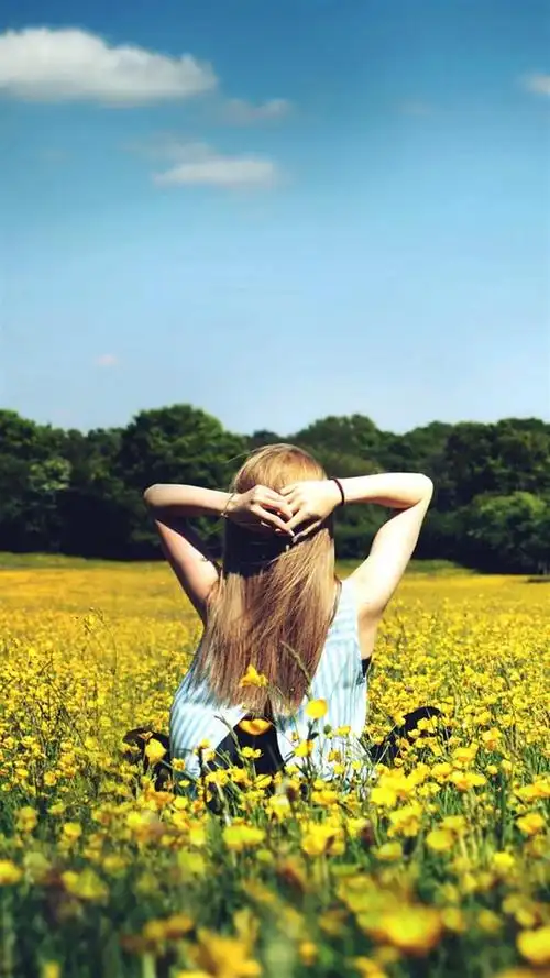 非主流美女背影手机壁纸