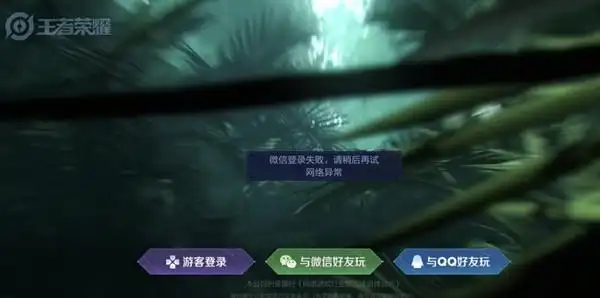 王者荣耀微信登录异常怎么办2022微信登陆失败请稍候再试解决办法