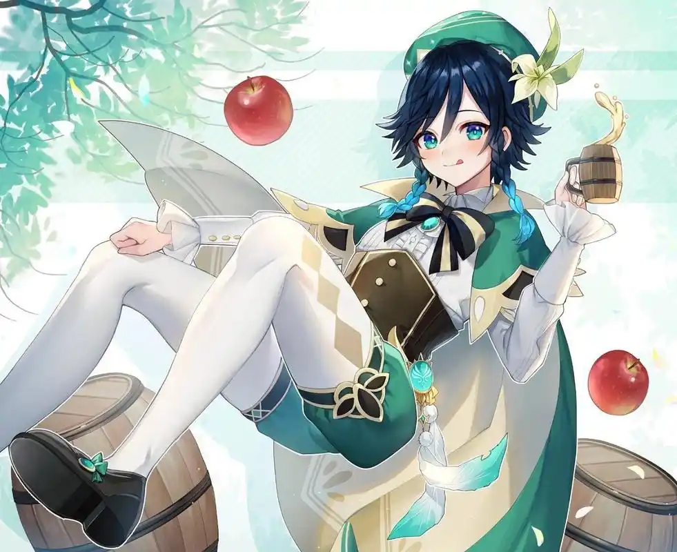 【巴巴托斯(风神温迪)】特辑 原神 二次元游戏动漫男生正太图片壁纸背