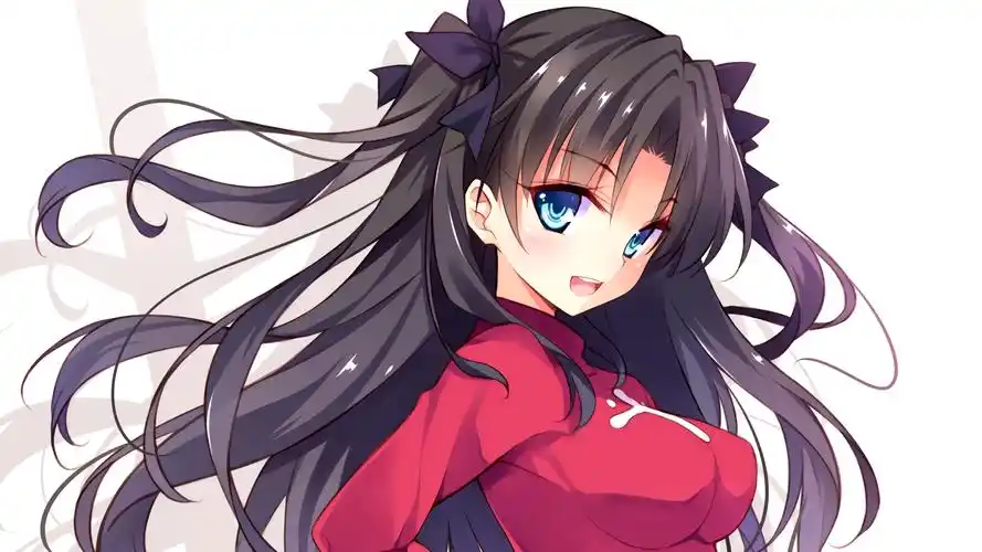 电脑高清壁纸裁剪远坂凛在圣杯战争中背负世家命运的双马尾少女