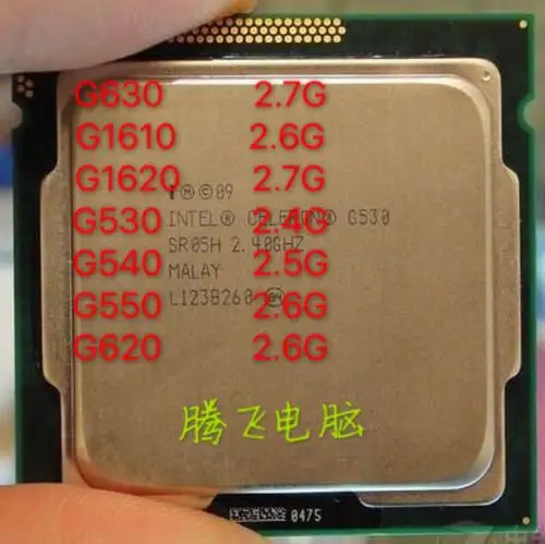 intel/英特尔 celeron g1610 g1620 g2010 g2020 0 cpu 1155 针
