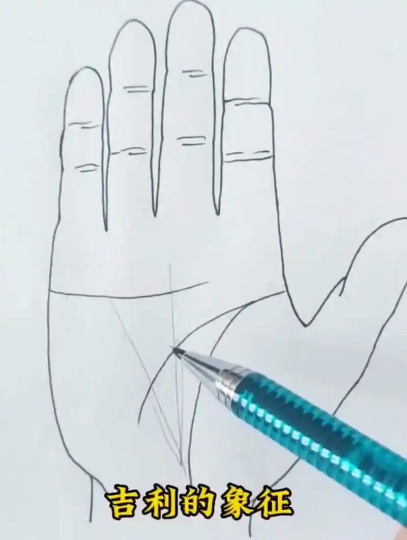 一般都是吉利的象征,但是三角纹它不易出现在这个生命线上,还有金星丘