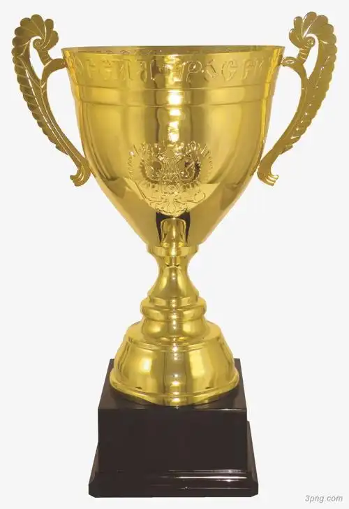金色奖杯png素材透明免抠图片-其他元素