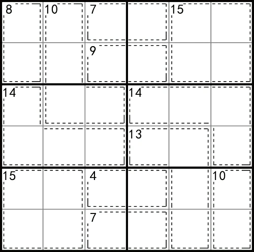 杀手数独(六宫)(高端数独变形系列)