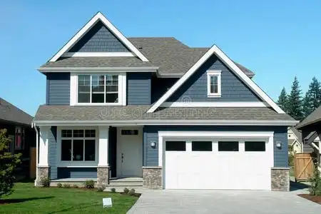 蓝房子新家照片