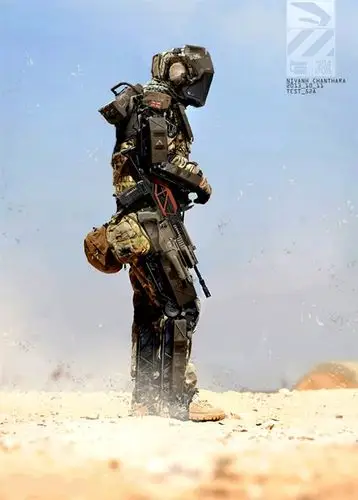 看艺术家绘出的超酷单兵装甲钢铁侠即将出世