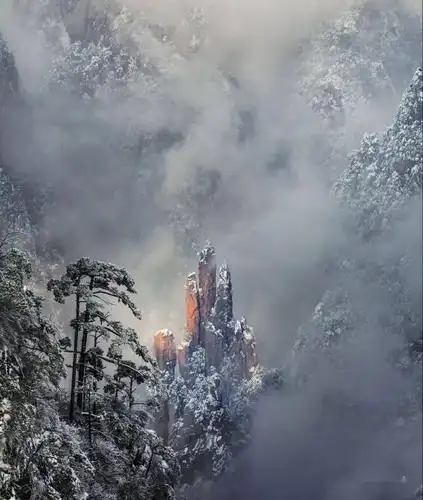 【冬雪黄山】关德军:黄山雪景中的宋画意境_中国