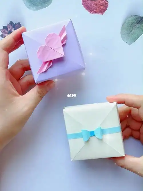 折纸   #礼物盒折纸   #折纸收纳盒   #我的收纳分享   #自制收纳