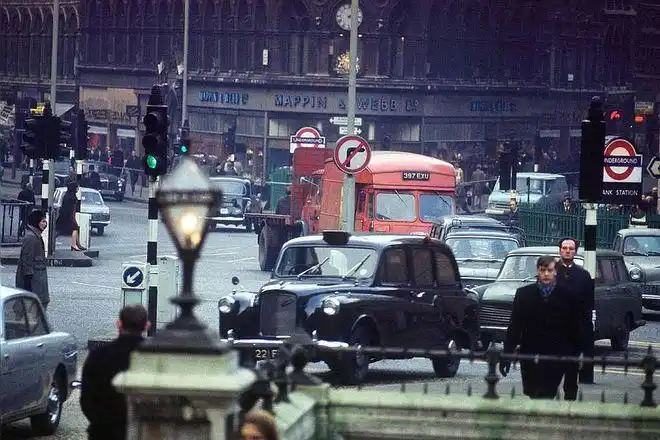 老照片70年代的英国伦敦多彩的伦敦