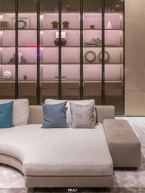 木里木外高端定制的客厅空间