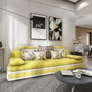 布艺沙发小户型休闲现代客厅整装三人位可拆洗出租房经济型省空间