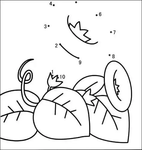 儿童资幼儿园连线提高简笔画幼儿园简笔画亲子周末益智数字连线简笔画