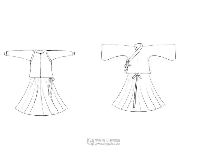 古风类服饰剪裁设计—基础汉服