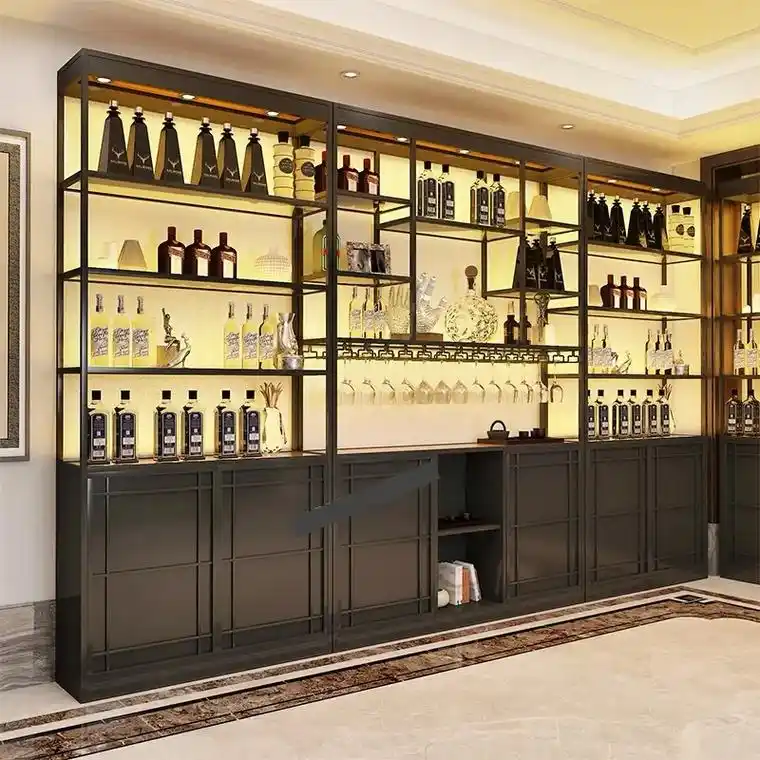 创作灵感 #酒架设计效果图大全 #酒柜效果图大全2021款 - 抖音