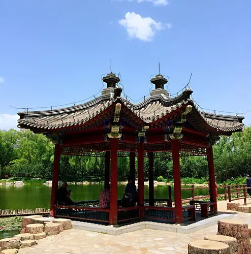 4a景区陶然亭公园的亭,台,楼,阁