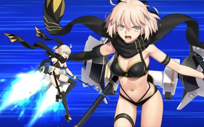 【jaryuan/泳装冲田总司[杀阶]宝具,全技能,战斗演示】《fgo,fate go