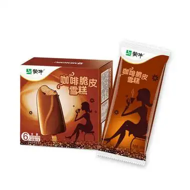mengniu蒙牛咖啡脆皮口味雪糕60g6支盒