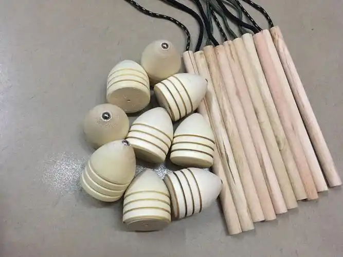 成人儿童怀旧玩具实木制陀螺 传统健身陀螺玩具70后80后儿时回忆