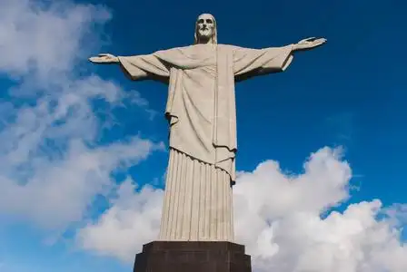 巴西里约热内卢著名的救世主基督照片