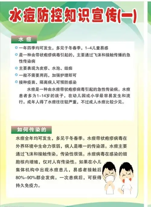 绥林二小水痘防治知识——携手预防水痘