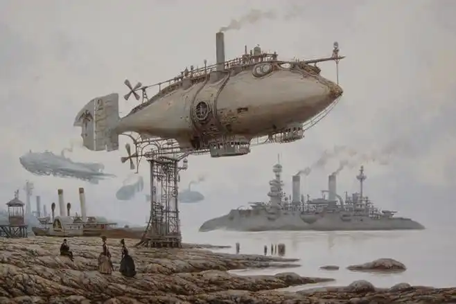 蒸汽朋克与飞艇幻想—— - 白平原 - 白平原的夏尔加人