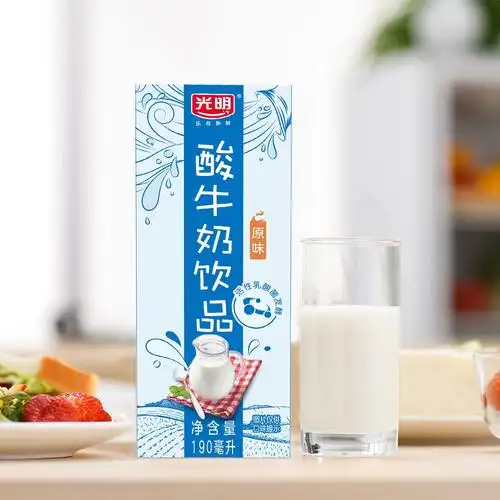 光明牌原味酸牛奶饮品 箱/190ml*24盒