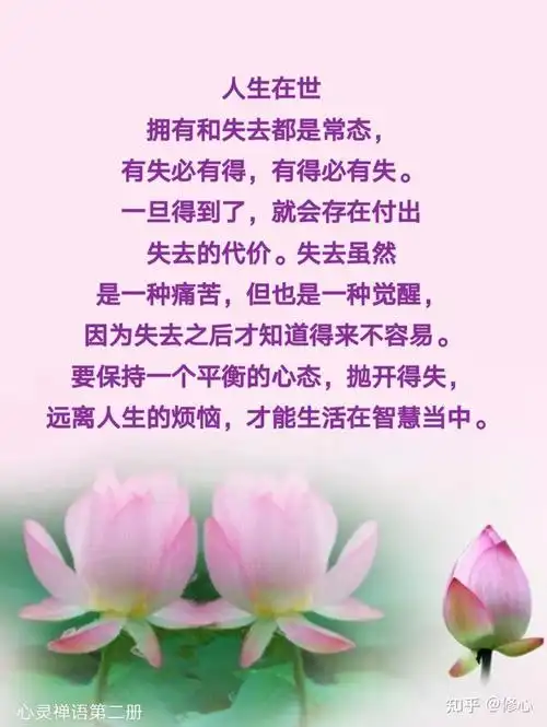 心灵禅语 - 知乎