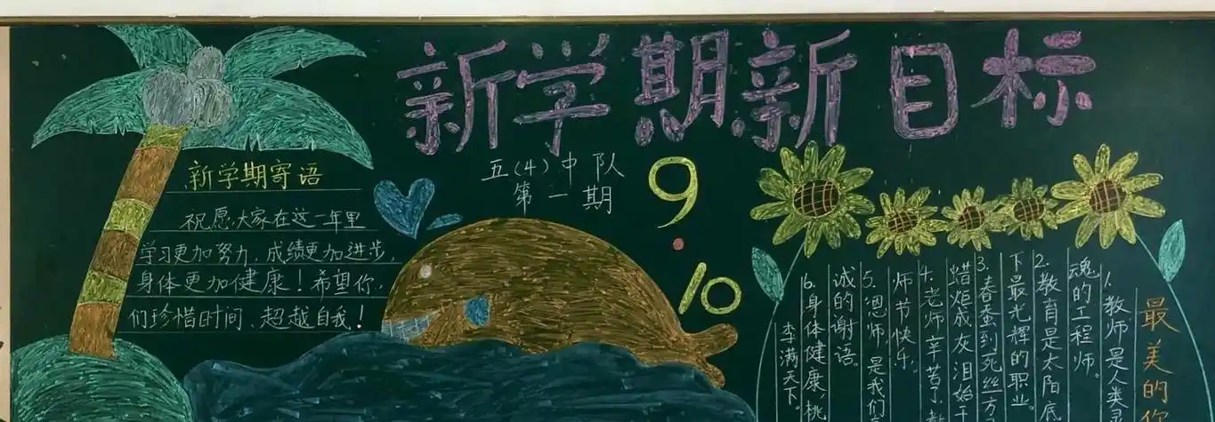 整齐黑板报黑板报图片大全