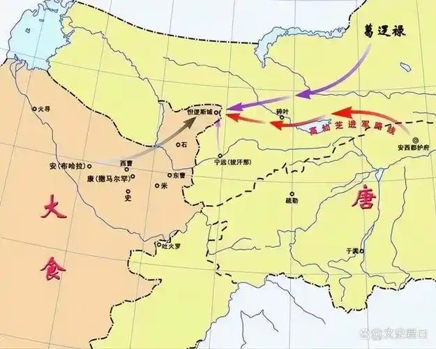 天宝六年八月,高仙芝征服小勃律之后,打通了唐朝与中亚诸国的联络通道