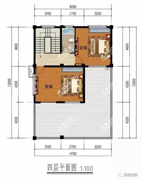两款面宽小于10米的四层别墅,建了第二栋家里办喜事方便多了