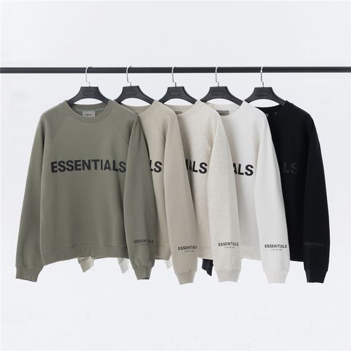 fear of god fog复线essentials胸前字母宽松高街风圆领休闲卫衣
