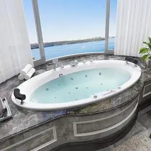 范尔德嵌入式亚克力浴缸双人情侣家用成人浴盆欧式卫生间大浴池