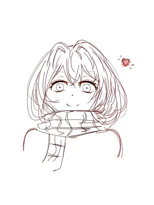 线稿/画/动漫/二次元/妹子