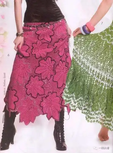【编织欣赏】漂亮的钩针连衣裙