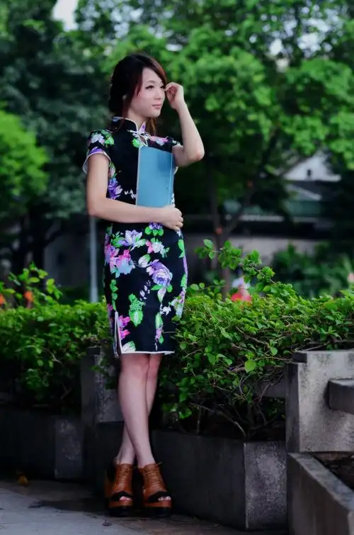 标题:西关旗袍丽人二