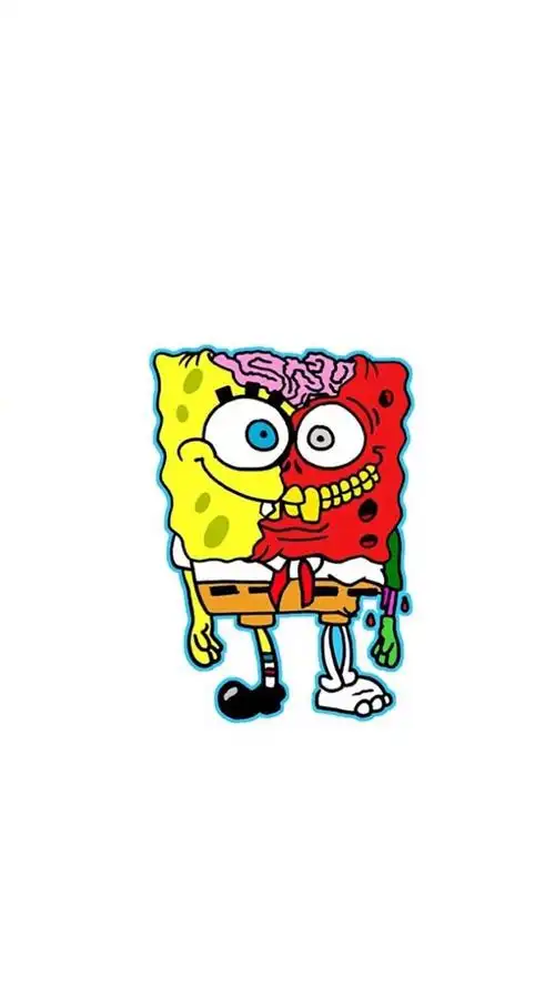 海绵宝宝可爱卡通iphone手机壁纸