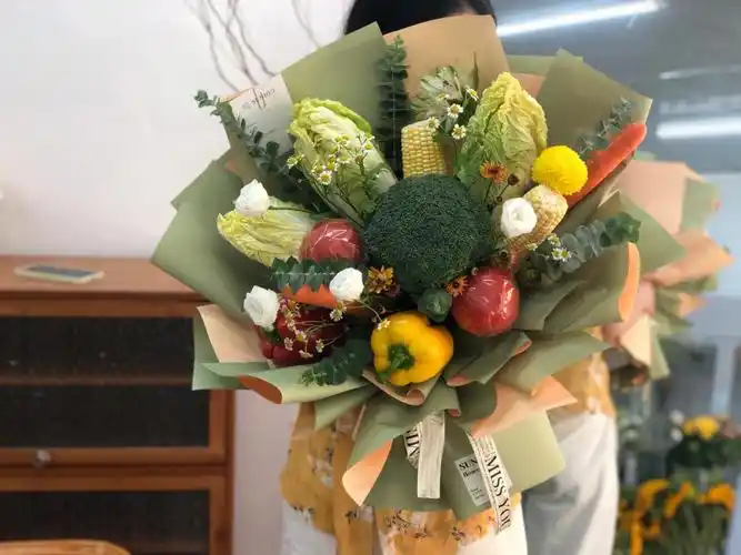 蔬菜花束万物皆可包