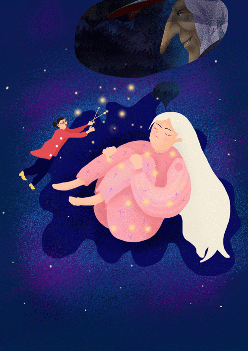 梦|插画|创作习作|三水吉_原创作品-站酷zcool