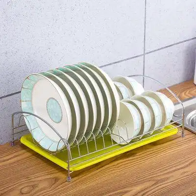 厨房沥水碗碟架碗架单层碗柜放碗架子简易橱柜多功能置物架收纳架