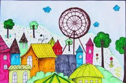 最美丽的画怎么画 一二年级美术