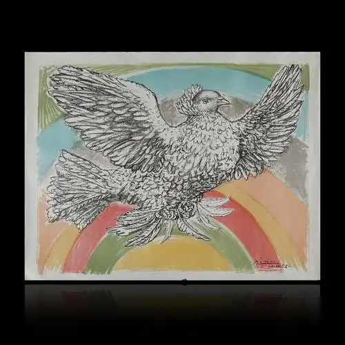 如何评价毕加索的作品《和平鸽》? - 知乎