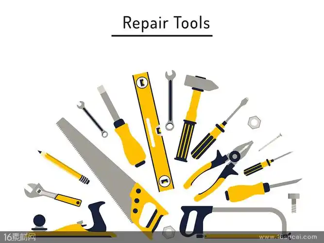 装修工具大全矢量素材