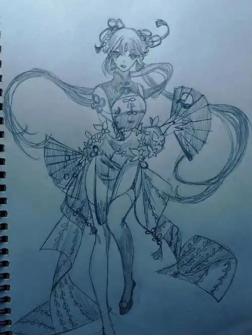 高三时候画的不知火