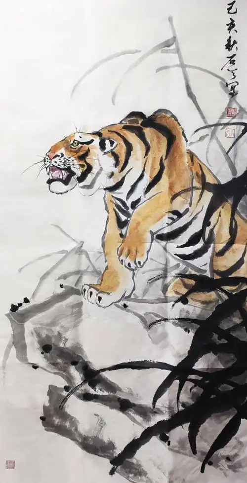 《浩气长存》,尺寸:68x136cm,创作时间:2019年