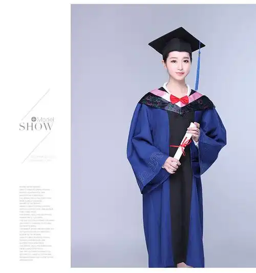 硕士学位服服毕业礼服文科垂布学士服学士帽学生装大学理工科崇韵定制