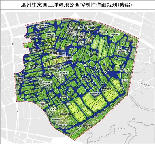 新闻中心 原创频道 独家报道 正文 三垟湿地公园规划图(点击查看大图)
